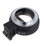 Auto Focus EF-NEX EF-EMOUNT FX Lens Mount Adapter for Canon EF EF-S Lens to Sony E Mount